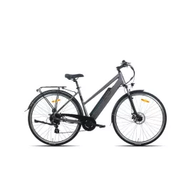   PRO TOUR 28 TREKKING NŐI GRAFIT, 48 CM ELEKTROMOS KERÉKPÁR