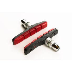   Fékpofa BIKEFUN MTB 72 mm menetes fekete/piros - MTB-945V-BKRED