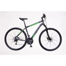 X400 férfi fekete/zöld-szürke