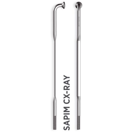 Küllő SAPIM CX-RAY Inox 14G 292mm J-Bend fekete + Polyax Alu 14G 14mm fekete