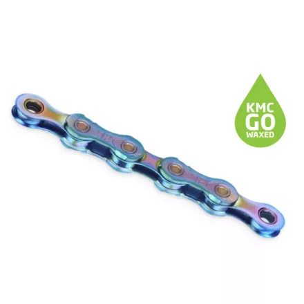 Lánc KMC X12 WAX 12 seb. 1/2x11/128 126L Aurora Blue