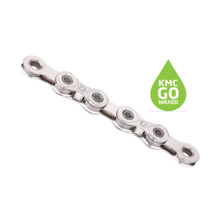 Lánc KMC X12 WAX 1/2x11/128 126L ezüst/ezüst 12s