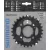 LÁNCKERÉK 28F FCM361 FEKETE ACÉL 64MM