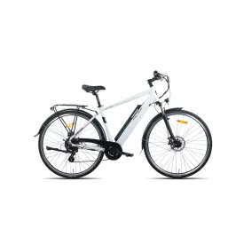   PRO TOUR 28 TREKKING FÉRFI FEHÉR, 48 CM ELEKTROMOS KERÉKPÁR